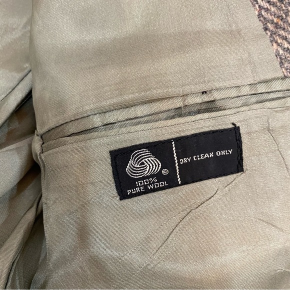 Vintage wool oversized blazer coat jacket - Picture 6 of 10